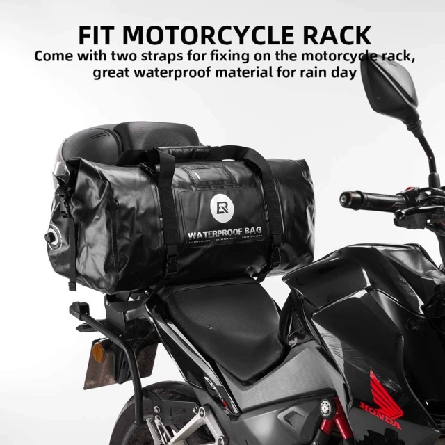 Мотосумка Rockbros AS-005BK водонепроникна Black (AS-005BK)