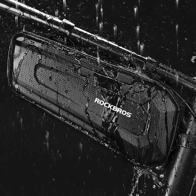 Велосипедна сумка Rockbros B66 водонепроникна на раму Black (B66)