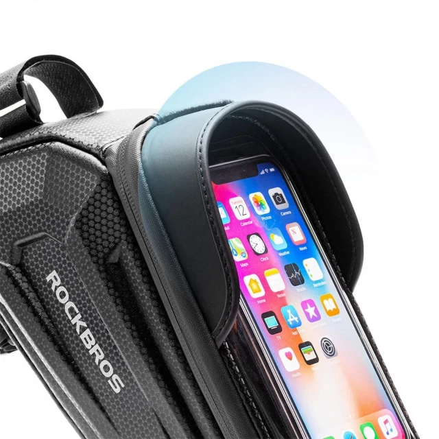 Сумка велосипедная Rockbros B68-1 на раму 1.7L Black (B68-1)