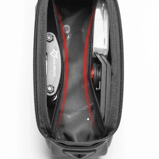 Сумка велосипедная Rockbros B68-1 на раму 1.7L Black (B68-1)