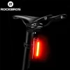 Ліхтар велосипедний задній Rockbros A54BK + кабель micro USB - USB-A чорний (A54BK)