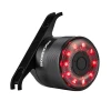 Велосипедний ліхтар задній Rockbros Q1 7 кольорів LED + кабель USB-C - USB-A Black (Q1)