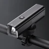 Ліхтарик велосипедний передній Rockbros 24610002001 1000 lm + кабель USB-C - USB-A чорний (24610002001)