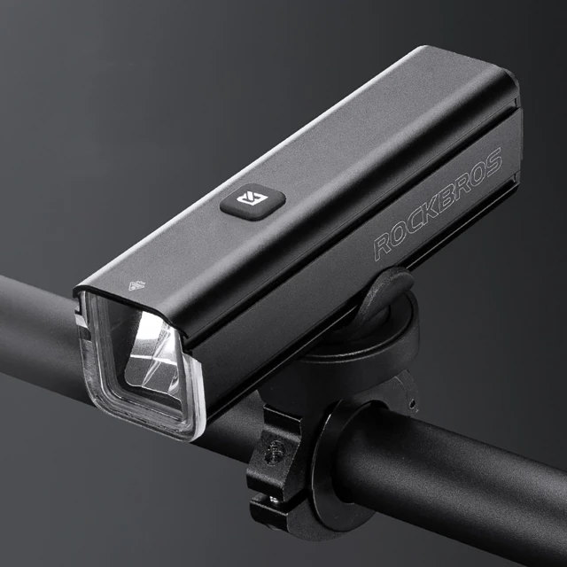 Ліхтарик велосипедний передній Rockbros 24610002001 1000 lm + кабель USB-C - USB-A чорний (24610002001)