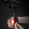 Ліхтар велосипедний задній Rockbros Q2S LED з інтелектуальною системою стоп чорний (Q2S)