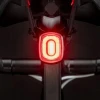 Ліхтар велосипедний задній Rockbros Q2S LED з інтелектуальною системою стоп чорний (Q2S)