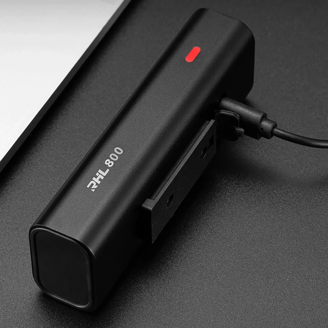 Велосипедний ліхтар Rockbros 24710012001 передній 800 lm + кабель USB-C - USB-A Black (24710012001)