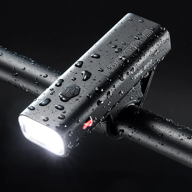 Велосипедний ліхтар Rockbros 24710012001 передній 800 lm + кабель USB-C - USB-A Black (24710012001)