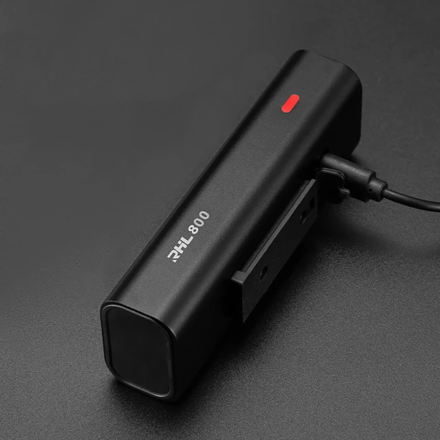 Велосипедний ліхтар Rockbros 24710012001 передній 800 lm + кабель USB-C - USB-A Black (24710012001)