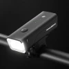 Велосипедний ліхтар передній Rockbros 24510003001 260 lm + кабель USB-C - USB-A Black (24510003001)
