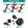 Замок Rockbros WD795 велосипедний складний на ключ чорний (WD795)