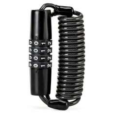 Замок велосипедний Rockbros T609 кодовий 1.5m Black (T609)
