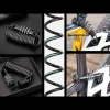 Замок велосипедний Rockbros T609 кодовий 1.5m Black (T609)