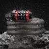 Замок велосипедний Rockbros RKS507-1 кодовий 1.8m Black (RKS507-1BK)