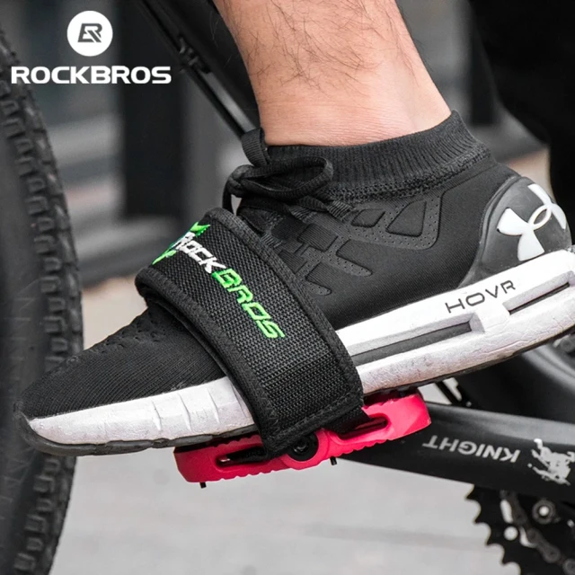 Ремінці для педалей Rockbros Black (2 pack) (GZT1001)