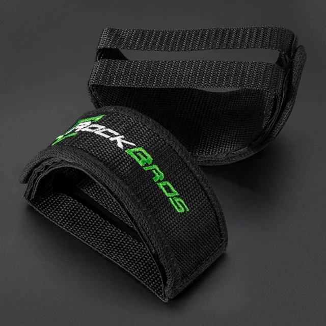 Ремінці для педалей Rockbros Black (2 pack) (GZT1001)