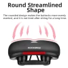 Сідло велосипедне Rockbros AQ-6090B чорно-синє (AQ-6090B)