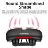 Сідло велосипедне Rockbros AQ-6090R Black-Red (AQ-6090R)
