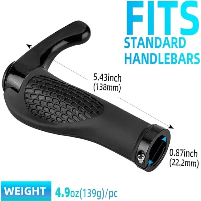 Комплект велосипедных рогов Rockbros BT1007B Black (BT1007B)