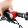 Велосипедный звонок Rockbros CB1709RD электронный красный (CB1709RD)