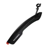 Бруднозахисник Rockbros DNB8001BK з червоним LED-підсвічуванням чорний (DNB8001)