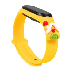 Ремінець Hurtel Xmas Wristband для Xiaomi Mi Band 4 / Mi Band 3 Yellow (5907769331114)