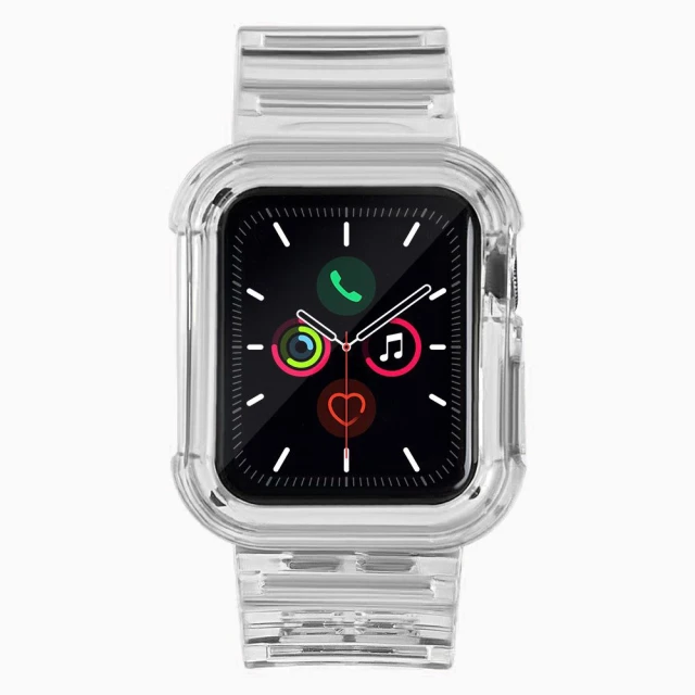 Ремінець Hurtel Light Band для Apple Watch Series 6/5/4/SE 44 mm Black (5907769331657)