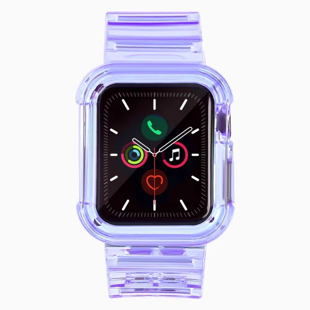 Ремінець Hurtel для Apple Watch Series 6/5/4/SE 44 mm Purple (5907769331688)