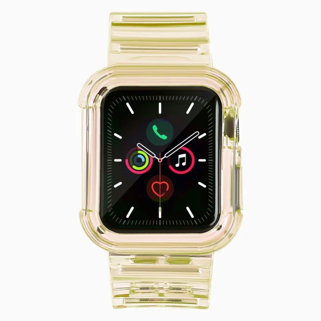 Ремінець Hurtel для Apple Watch Series 6/5/4/SE 44 mm Yellow (5907769331695)