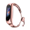 Ремінець Hurtel Metal Chain для Xiaomi Mi Band 6/5/4/3 Pink (5907769332708)