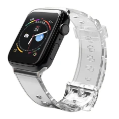 Ремінець Hurtel силіконовий для Apple Watch Ultra 3/2/1 49 mm | Series 11/10 46 mm | Series 9/8/7/6/5/4/SE 45 mm | 44 mm Black (5907769332722)