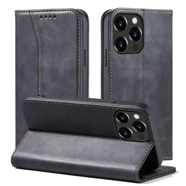 Чехол Hurtel Magnet Fancy Case для iPhone 14 Pro Black (5907769347894)