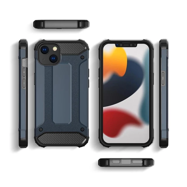 Чохол Hurtel Hybrid Armor для iPhone 14 Plus Black (5907769348679)