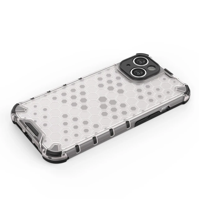 Чохол Hurtel Honeycomb для iPhone 14 Black (5907769348884)
