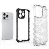 Чохол Hurtel Honeycomb для iPhone 14 Pro Black (5907769348945)