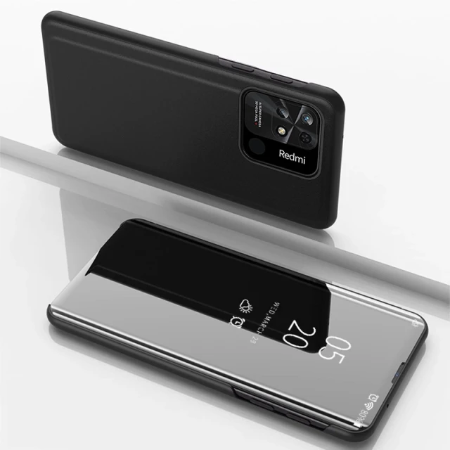 Чохол Hurtel Clear View Case для Xiaomi Redmi 10C Black (5907769349348)