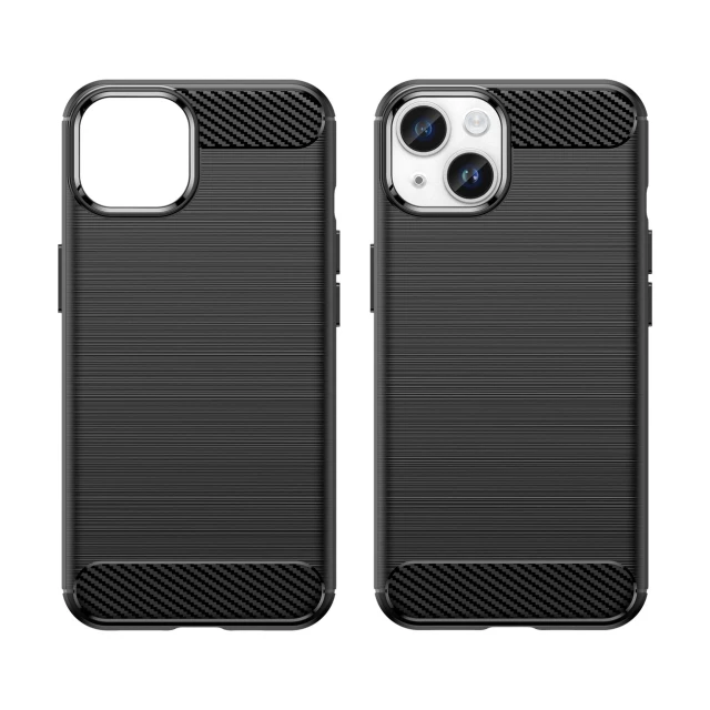 Чохол Hurtel Carbon Case для iPhone 14 Plus Black (5907769349508)