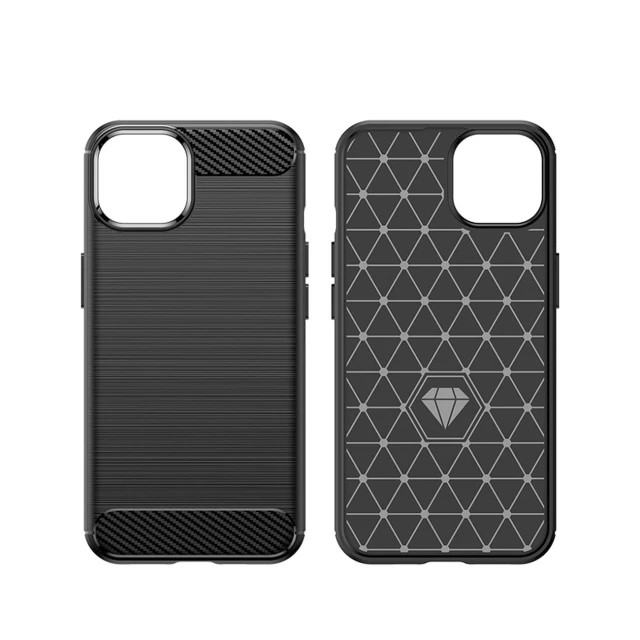 Чохол Hurtel Carbon Case для iPhone 14 Plus Blue (5907769349515)