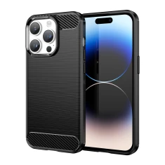 Чохол Hurtel Carbon Case для iPhone 14 Pro Max Black (5907769349546)