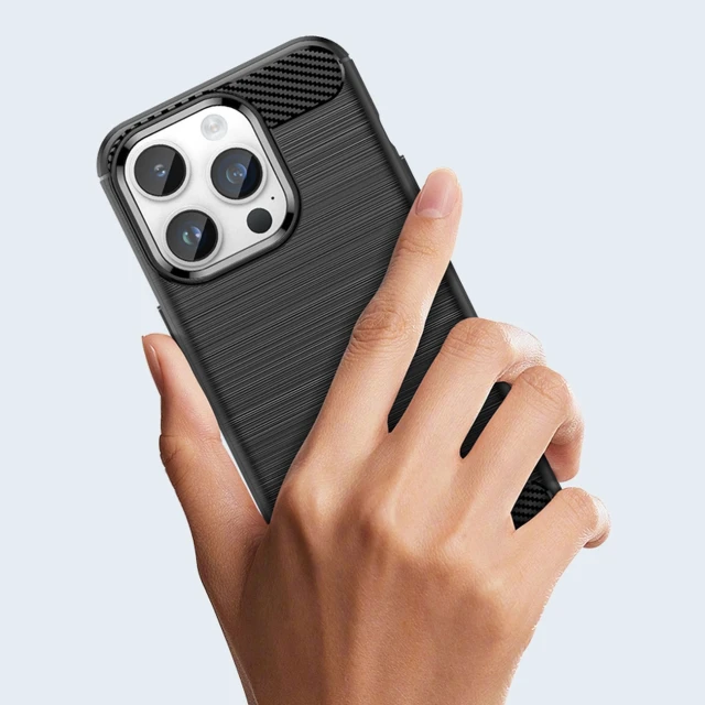 Чохол Hurtel Carbon Case для iPhone 14 Pro Max Blue (5907769349553)
