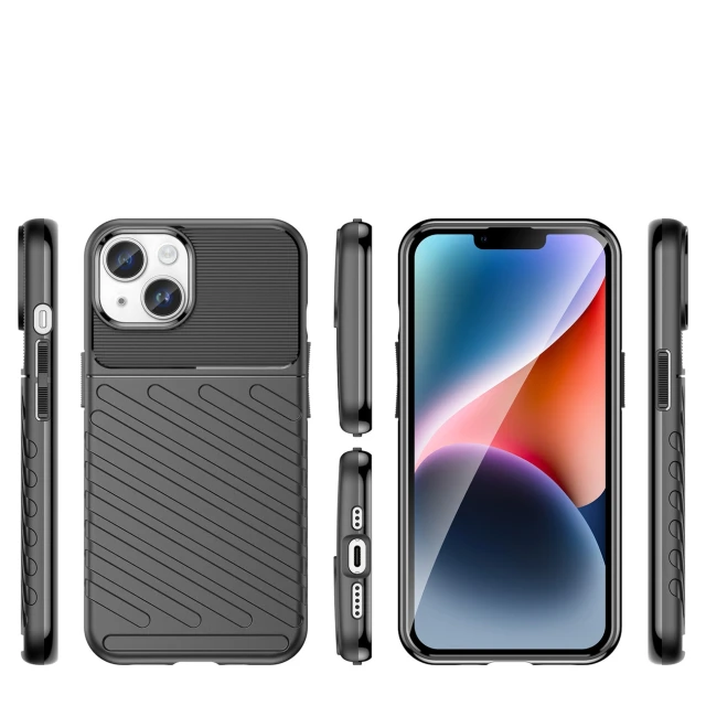 Чохол Hurtel Thunder Case для iPhone 14 Plus Black (5907769349584)