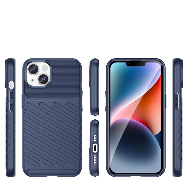 Чохол Hurtel Thunder Case для iPhone 14 Plus Blue (5907769349591)