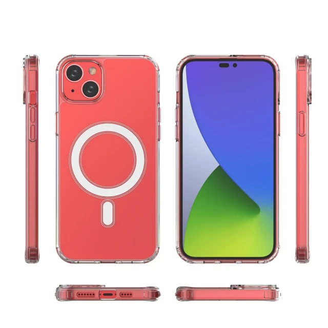 Чехол Hurtel Magnetic Case для iPhone 14 Plus Clear (5907769349652)