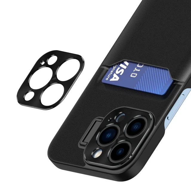 Чохол Hurtel Leather Stand Case для iPhone 14 Plus Black (5907769350535)