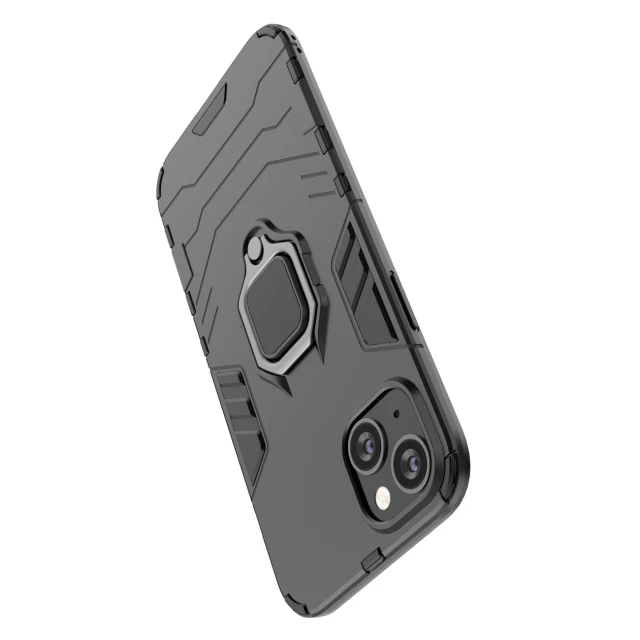 Чохол Hurtel Ring Armor для iPhone 14 Plus Black (5907769352096)