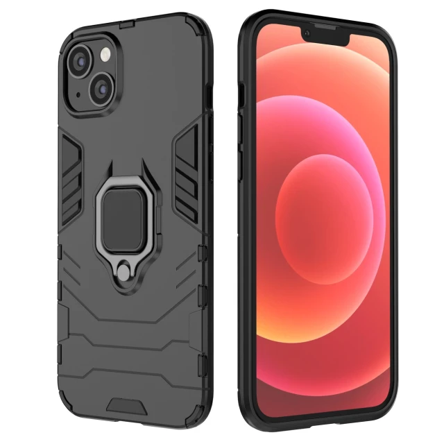 Чохол Hurtel Ring Armor для iPhone 14 Plus Black (5907769352096)