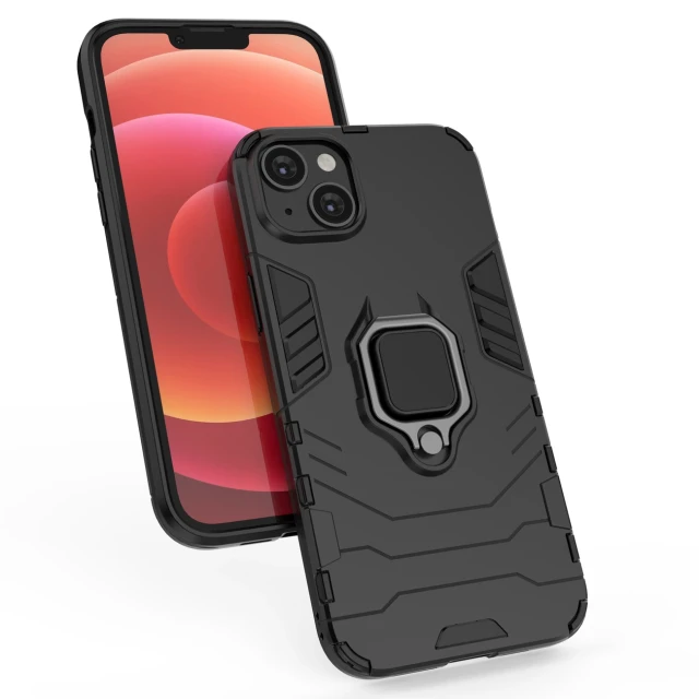 Чохол Hurtel Ring Armor для iPhone 14 Plus Black (5907769352096)