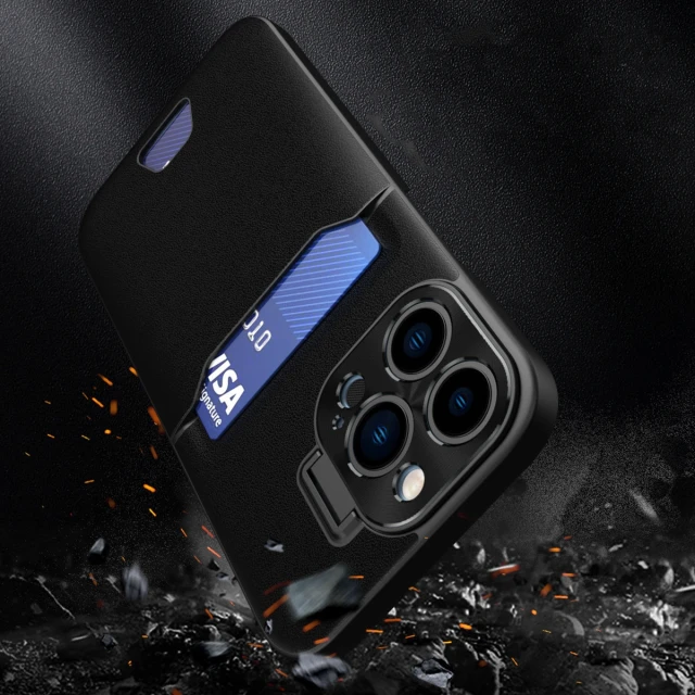 Чохол Hurtel Leather Stand Case для Samsung Galaxy S23 Black (5907769353499)