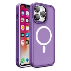 Чохол Hurtel Magnetic Color Matte Case для iPhone 15 Plus Purple (5907769357114)