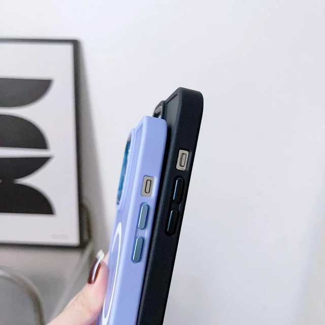 Чохол Hurtel Magnetic Color Matte Case для iPhone 15 Plus Purple (5907769357114)